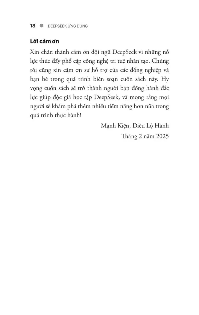 DEEPSEEK ỨNG DỤNG